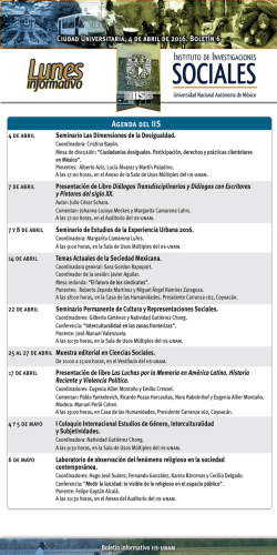 Descargue el bolet&iacute;n "Lunes Informativo"