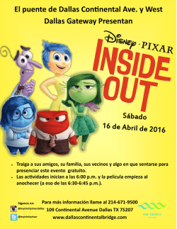 El puente de Dallas Continental Ave. y West Dallas Gateway