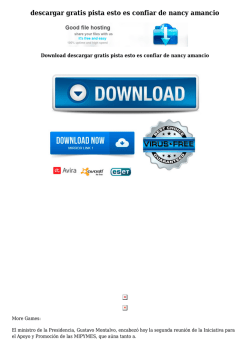 descargar gratis pista esto es confiar de nancy