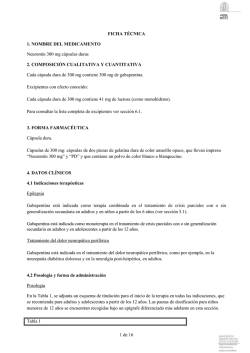 1 de 16 FICHA T&Eacute;CNICA 1. NOMBRE DEL MEDICAMENTO