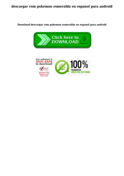 descargar rom pokemon esmeralda en espanol