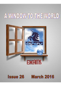 Newsletter International Examinations Department