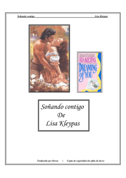 So&ntilde;ando contigo De Lisa Kleypas