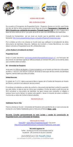 agenda - Universidad de Pamplona