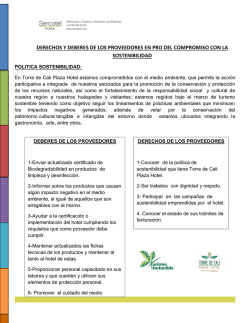 derechos y deberes de los proveedores en pro del compromiso con