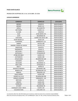 Locales Adheridos - Banco Provincia