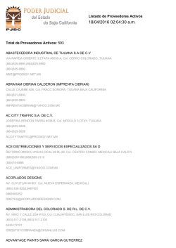 Guardar listado de proveedores