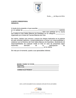 responsiva visoria - Gallos Blancos de Quer&eacute;taro