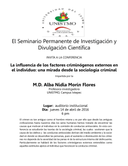 Seminario de Investigaci&oacute;n, Campus Ixtepec 14 de abril
