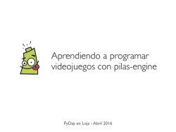 Aprendiendo a programar videojuegos con pilas-engine