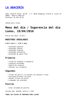 la abacer&iacute;a - menudeldia.com