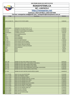 lista b - Venepartes.net