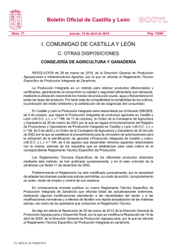 BOCYL n.&ordm; 71 14-abril-2016 - Agronews Castilla y Le&oacute;n