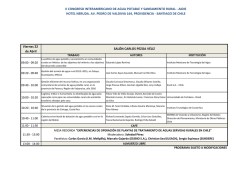 programa viernes 22 de abril