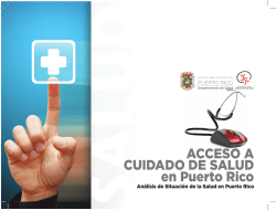 ACCESO A CUIDADO DE SALUD en Puerto Rico
