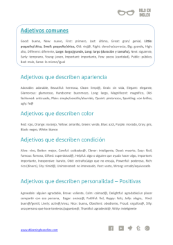 Pueden descargar una lista m&aacute;s larga de adjetivos