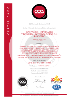 Certificaciones de Calidad