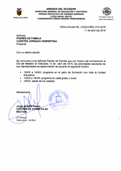 Oficio-Circular No. LICQUI-REC-010-2016 11 de