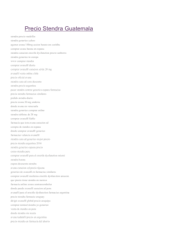 Precio Stendra Guatemala