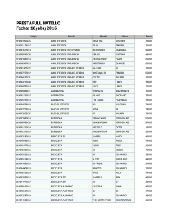 Lista Prestafull Hatillo