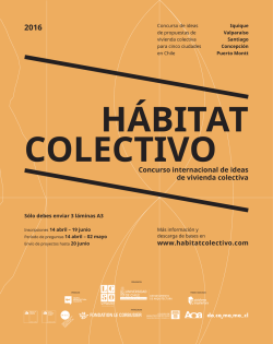 Concurso internacional de ideas de vivienda colectiva