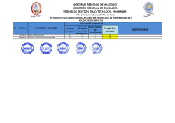 GOBIERNO REGIONAL DE AYACUCHO DIRECCI&Oacute;N REGIONAL