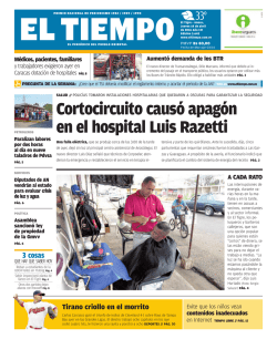 Cortocircuito caus&oacute; apag&oacute;n en el hospital Luis Razetti