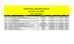 Descargar listado - Remates Inmobiliarios Colombia