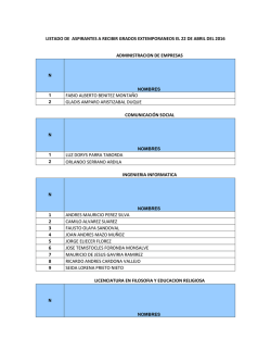 para ver el listado.