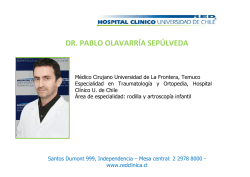 dr. pablo olavarr&iacute;a sep&uacute;lveda - Hospital Cl&iacute;nico Universidad de Chile