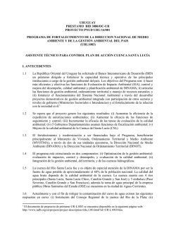 T&eacute;rminos de Referencia - Programa de las Naciones Unidas para el