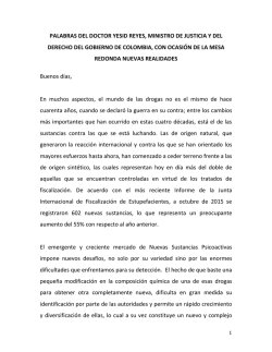 palabras del doctor yesid reyes, ministro de justicia y
