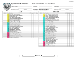 Descargar Cedulas Jornada 13