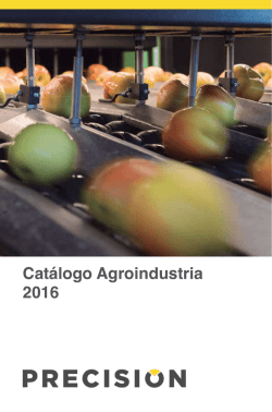 Cat&aacute;logo Agroindustria 2016