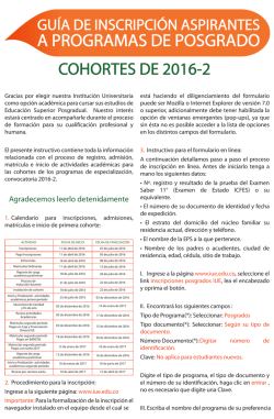 Gu&iacute;a Posgrado - Instituci&oacute;n Universitaria de Envigado