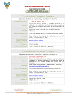 Instituto Hidalguense del Deporte XIX