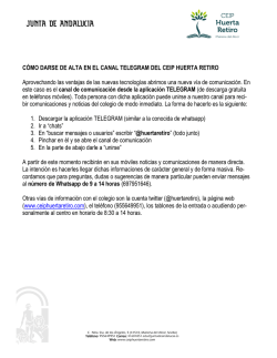 C&oacute;mo darse de alta - CEIP Huerta Retiro