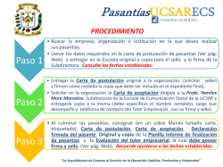 pasant&iacute;a - Universidad Cat&oacute;lica Santa Rosa