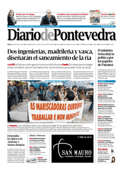 la portada de hoy - Diario de pontevedra