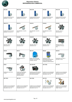 Repuestos Galarza REFRIGERACION COMERCIAL