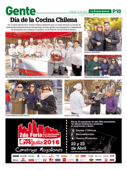 D&iacute;a de la Cocina Chilena