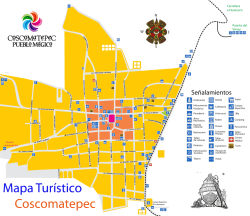 Mapa Tur&iacute;stico Coscomatepec