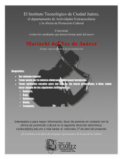 Mariachi del Tec de Ju&aacute;rez