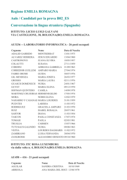 ERcandidati-aule_B02 CONVERS SPAGNOLO_16 05 2016_mattina