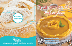 el mundo del pan - Instituto Tecnol&oacute;gico Superior de Esc&aacute;rcega