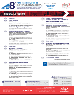 imef foro nacional de infraestructura hotel camino real santa fe 11
