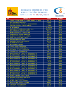 n&ordm; beneficiario monto n&ordm; cheque 1 colegio departamental de