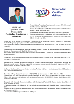Jorge Luis Tapullima Flores - Universidad Cient&iacute;fica del Per&uacute;