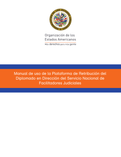 Manual de uso de la Plataforma de Retribuci&oacute;n del Diplomado en