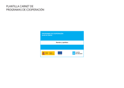 plantilla carnet de programas de cooperaci&oacute;n